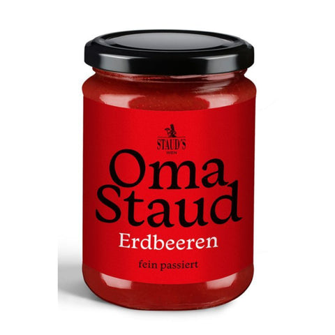 Oma Staud Strawberry 450g – finely sieved