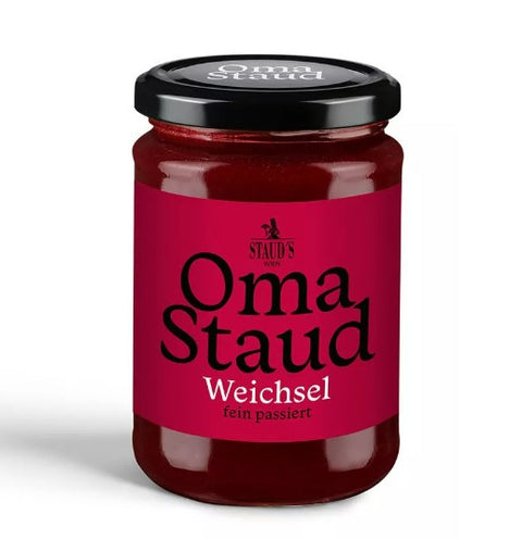 Oma Staud Sour Cherry 450g – finely sieved